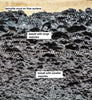 tachylite - tachylite "frosting" on a section of the 2018 Kilauea flow that destroyed Kapoho, Hawaii - large hand/display specimen