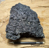 tachylite - tachylite "frosting" on a section of the 2018 Kilauea flow that destroyed Kapoho, Hawaii - display specimen