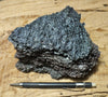 tachylite - tachylite "frosting" on a section of the 2018 Kilauea flow that destroyed Kapoho, Hawaii - large hand/display specimen