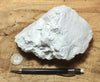 talc - soft white talc from the Acme Mine, Alexander Hills, San Bernardino County, California -  display specimen