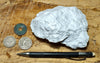 talc - soft white talc from the Acme Mine, Alexander Hills, San Bernardino County, California - hand specimen