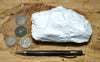 talc - soft white talc from the Acme Mine, Alexander Hills, San Bernardino County, California -  hand/display specimen