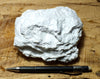 talc - soft white talc from the Acme Mine, Alexander Hills, San Bernardino County, California - large hand/display specimen