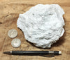 talc - soft white talc from the Acme Mine, Alexander Hills, San Bernardino County, California - large hand/display specimen