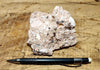 tuff breccia - hand specimen of a spectacular pink tuff breccia