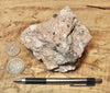 tuff breccia - hand/display specimen of a spectacular pink tuff breccia