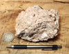 tuff breccia - hand/display specimen of a spectacular pink tuff breccia