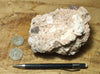 tuff breccia - hand/display specimen of a spectacular pink tuff breccia