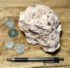 tuff breccia - hand/display specimen of a spectacular pink tuff breccia