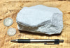 tuff - very pure lithified white volcanic ash mined for Old Dutch Cleanser - teaching hand specimen