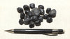 Apache tears - obsidianite cores from a flow converting to perlite - classroom set of 10