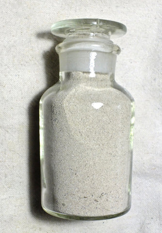 sand - oolitic sand from Great Salt Lake - 250 ml display bottle with ground glass stopper 